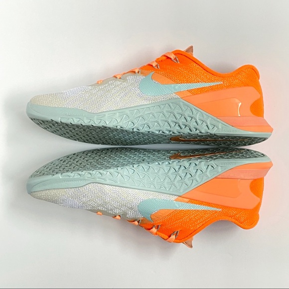 Nike Metcon 3 orange white blue material lace up trainers sneakers - Picture 5 of 8